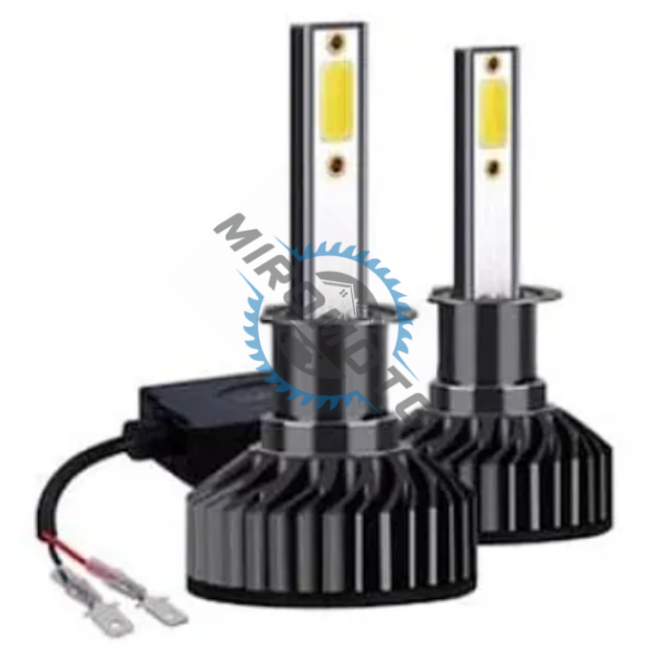 Set Becuri Led H F Cob Canbus W Lumina Alb Rece Lumeni